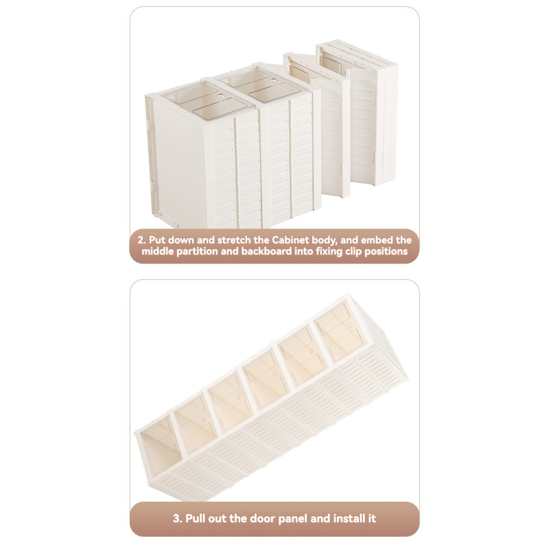 Shoe Storage Box Manufacturer - Space-saving Folding Flip Dust-proof Cabinet