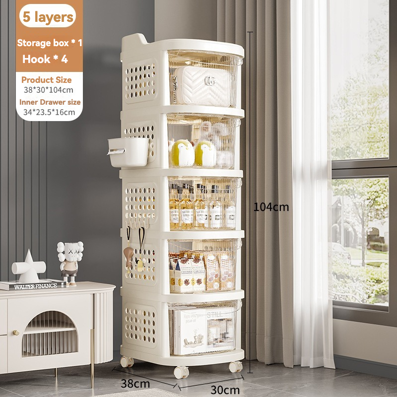 Kitchen Storage Rack Manufacturer - 5-Layer Standing for Bedroom Living Room