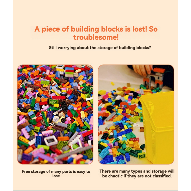 Toy Organizer Manufacturer - Plastic Stackable Bins With Compartments for Lego