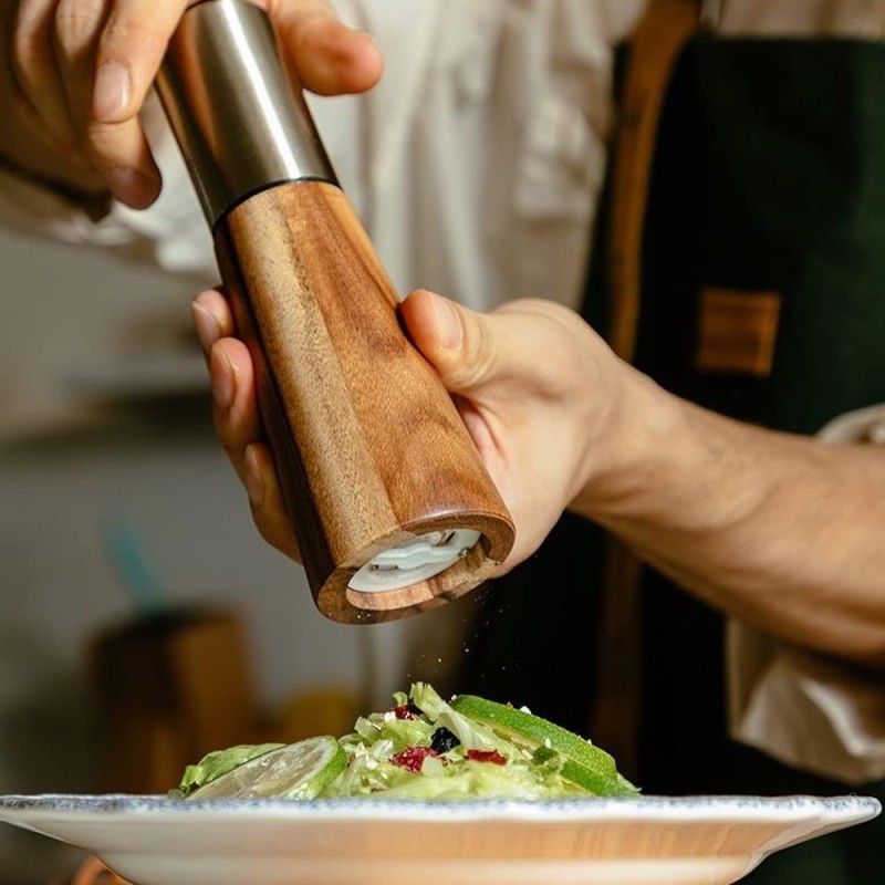 Pepper Grinder Manufacturer - Acacia Wood Manual Adjustable