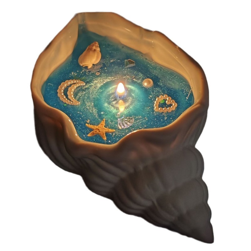 Jelly Wax Candle Manufacturer - Conch Decorative Luxury Gift