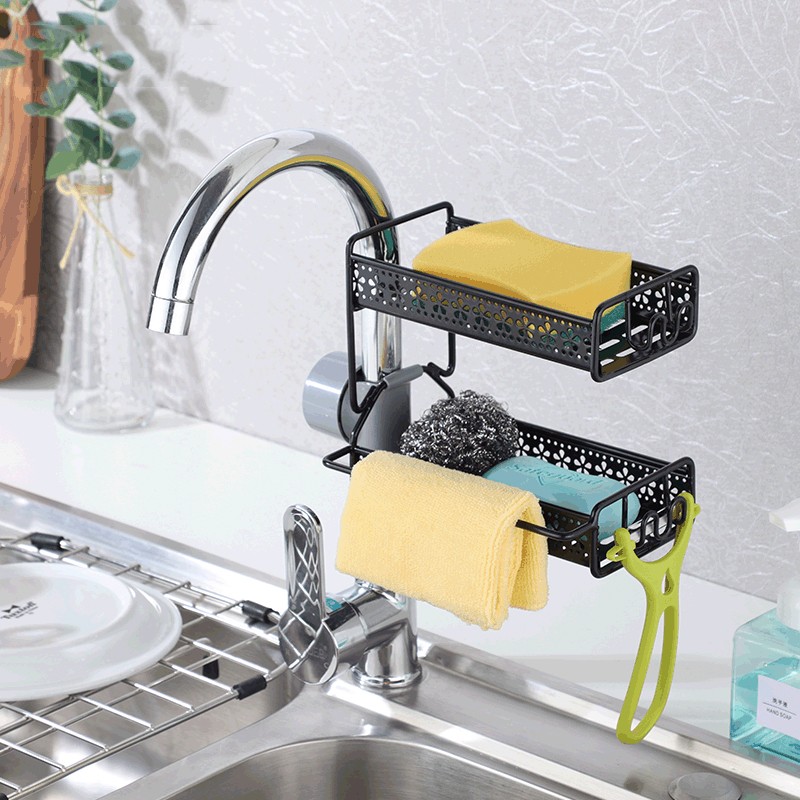 Kitchen Organizer Manufacturer - Stainless Steel Soap Holder Rag Rack