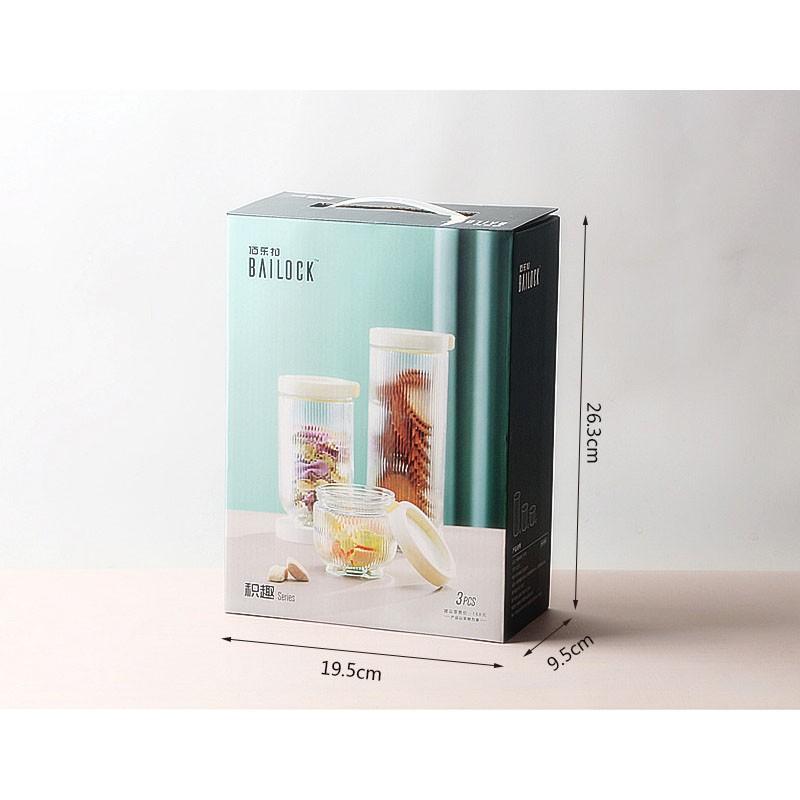 Vacuum Glass Jar Manufacturer - Stackable Square Container with Lids