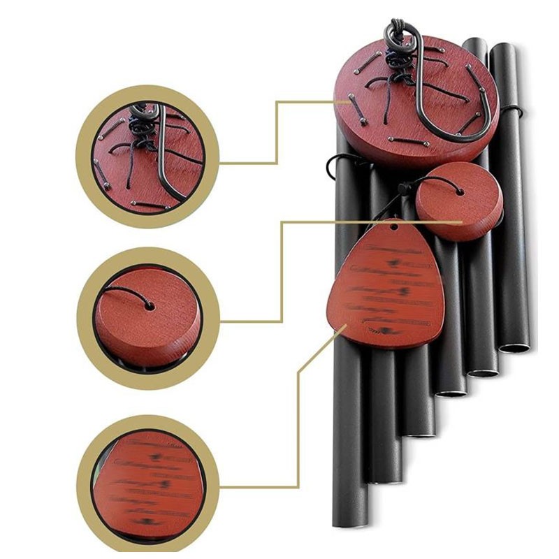 Aluminum Wind Chime Manufacturer - 6-tube Metal Garden