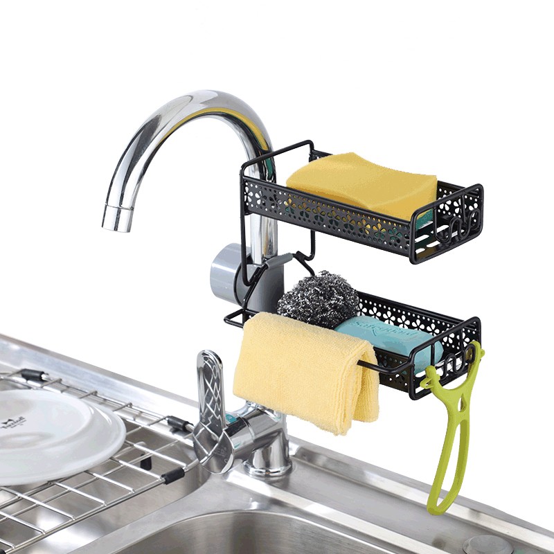 Kitchen Organizer Manufacturer - Stainless Steel Soap Holder Rag Rack