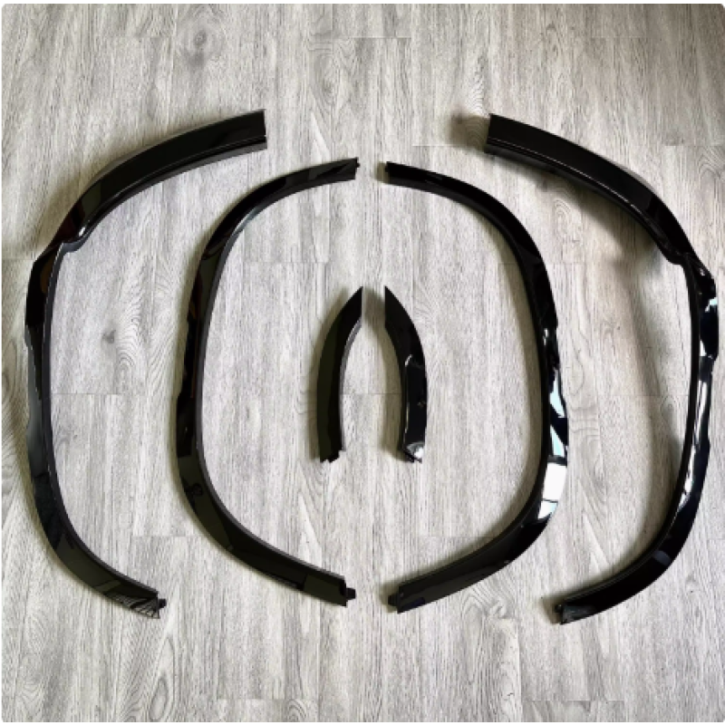 Fender Flares Factory - Gloss Black for Defender 90