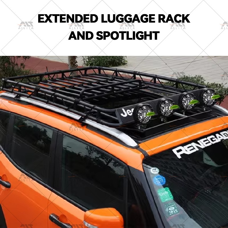 Roof Basket Factory - Stainless Steel with LED for Renegade