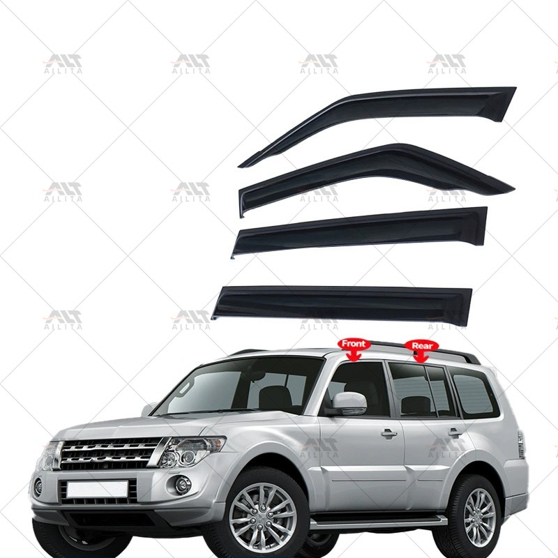 Window Visor Manufacturer - ABS 4 Pieces for Pajero