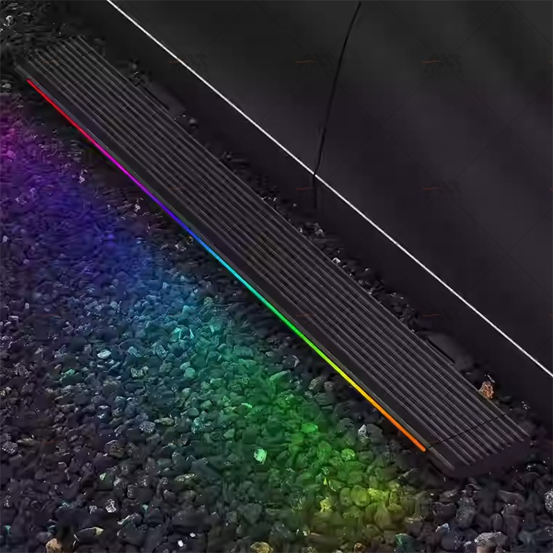 Side Steps Manufacturer - Stainless Steel with Light for Pajero