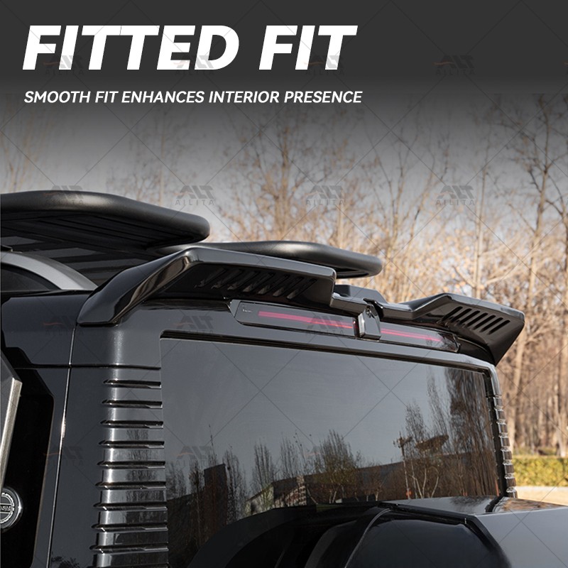 Roof Spoiler Manufacturer - Glossy Black ABS for Icar 03