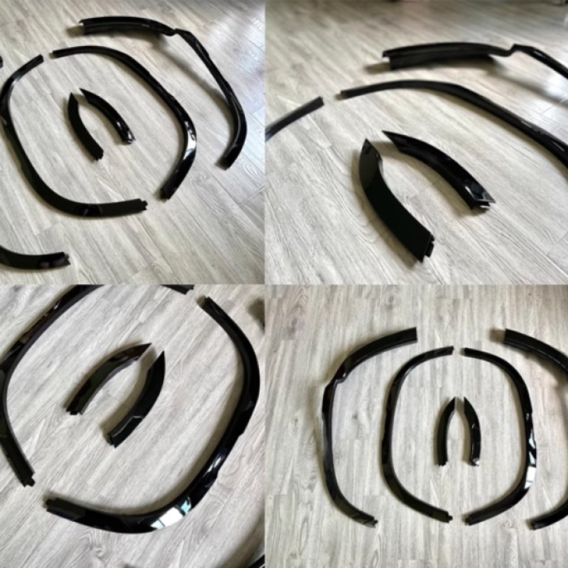 Fender Flares Factory - Gloss Black for Defender 90