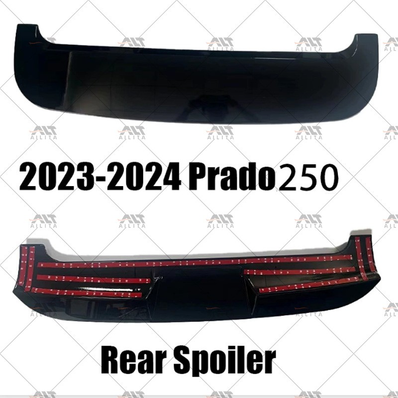 Rear Spoiler Factory - ABS with LED for Prado LC250