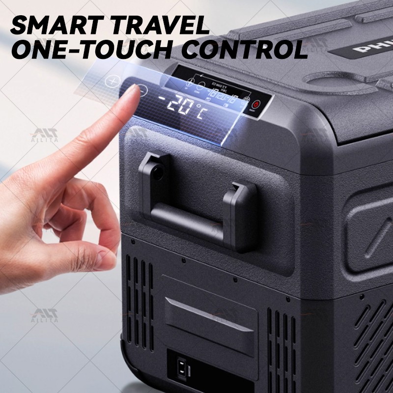 Car Refrigerator Factory - 55L Dual Temperature Control