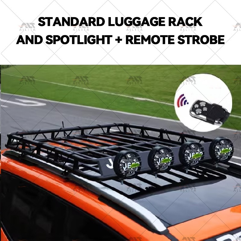 Roof Basket Factory - Stainless Steel with LED for Renegade