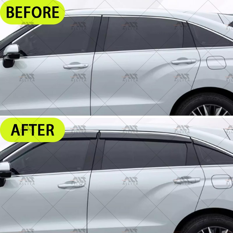 Window Visors Manufacturer - 6PCS PC Rain Deflectors for Renegade