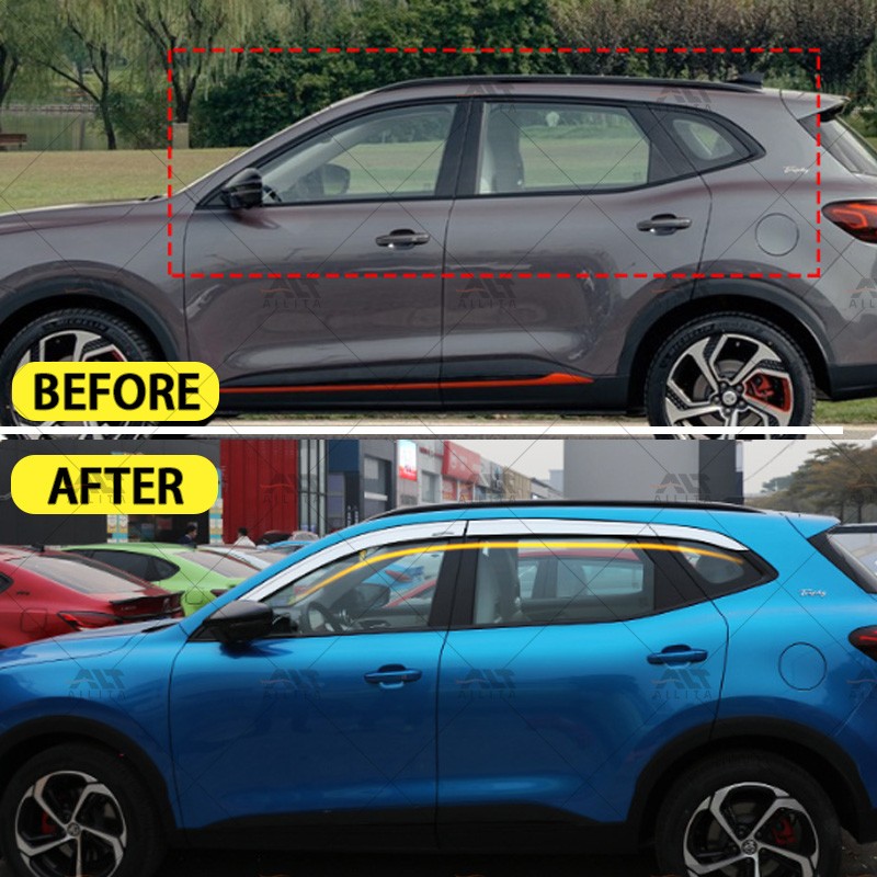 Window Visor Manufacturer - Inset Sun Rain Shield for MG ZS