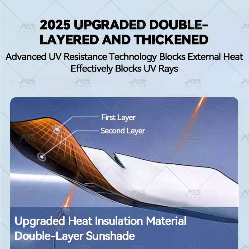 Windshield Sun Shade Factory - Foldable UV Protection