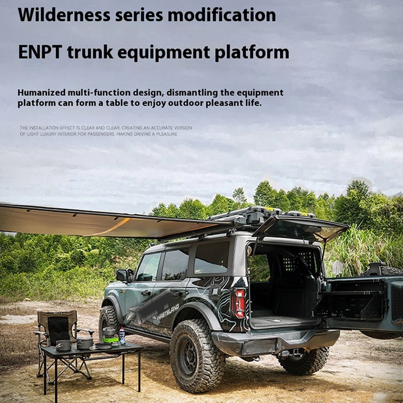 Roof Rack Factory - Off Road Folding Ladder for Bronco