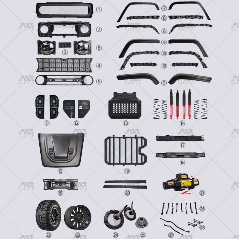 Body Kit Manufacturer - Full Bumper Kit for BAW 212