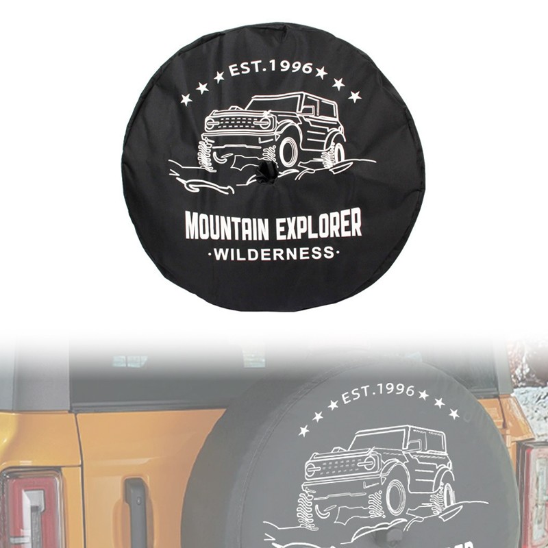 Spare Tire Cover Manufacturer - Waterproof Off-Road for Bronco