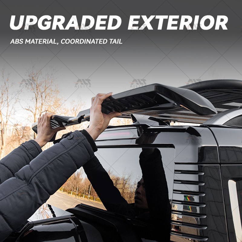 Roof Spoiler Manufacturer - Glossy Black ABS for Icar 03