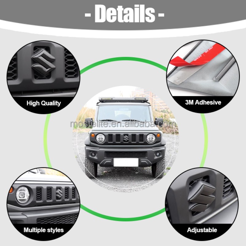 Grill Badge Manufacturer - Carbon Fiber Logo for Jimny