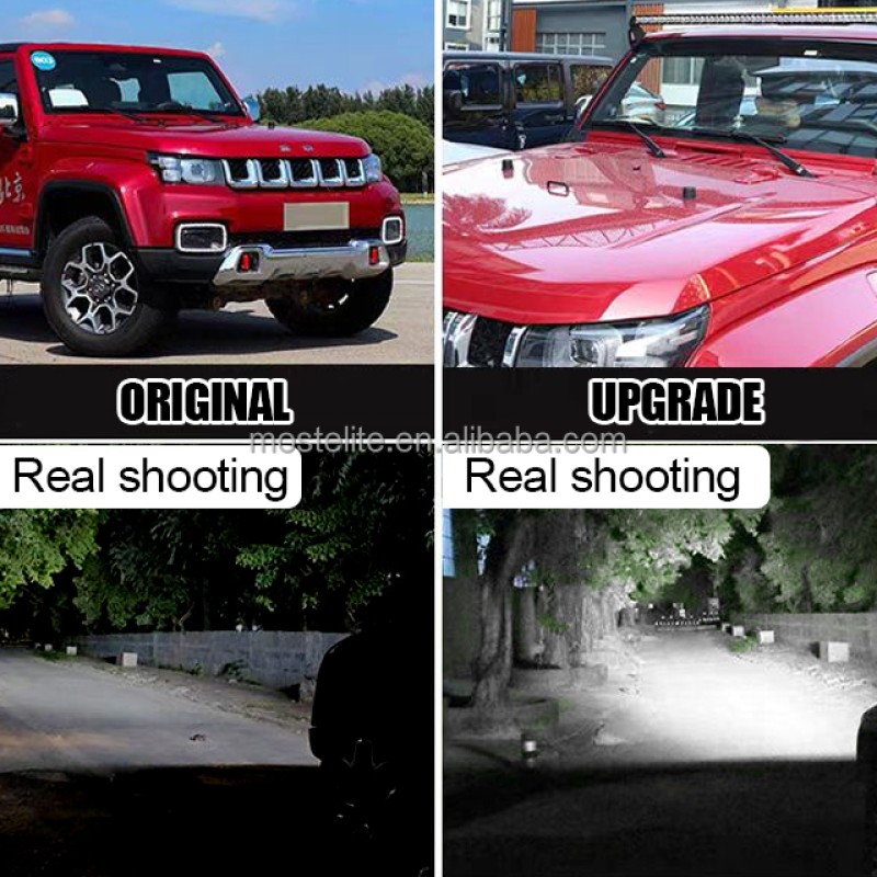 LED Bar Manufacturer - 288W Two Row White for BJ40