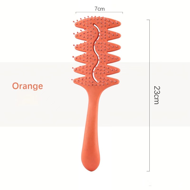 Styling Comb Factory - Curly Fluffy Scalp Massage Smooth Hair Hollow Comb