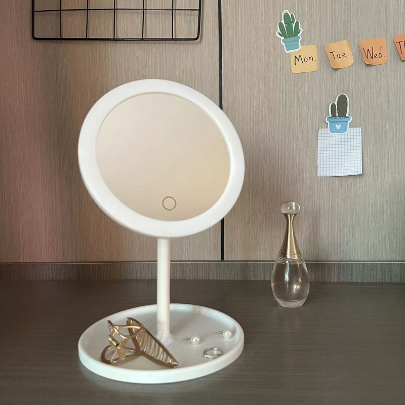 LED Mirror Factory - Hot Selling Smart Fill Light with Tray USB Charging