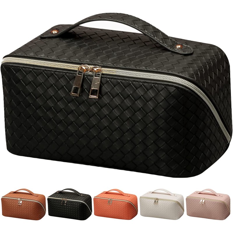 Makeup Bag Supplier - 2025 New High-End PU Portable Large Capacity Zipper