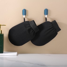 Bath Towel Manufacturer - Wholesale Black Double-sided Scrub Rub Mud Exfoliation