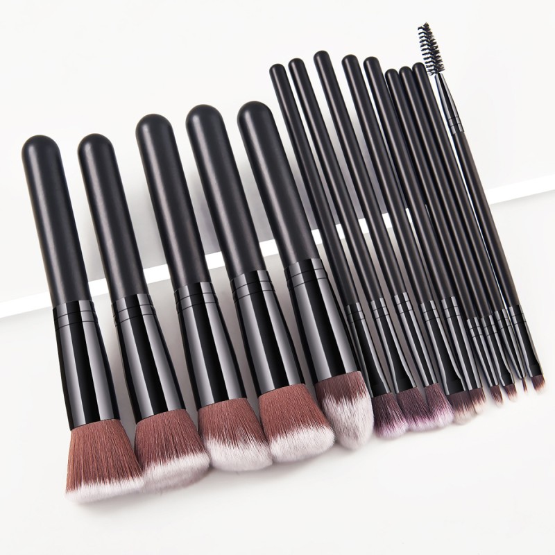 Makeup Brush Set Supplier - OEM Professional 14PCS Vegan Eyeshadow Foundation