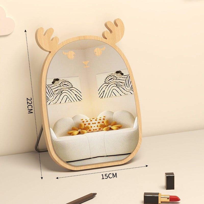 Dressing Mirror Manufacturer - Home Desktop Wooden High-end Foldable Large