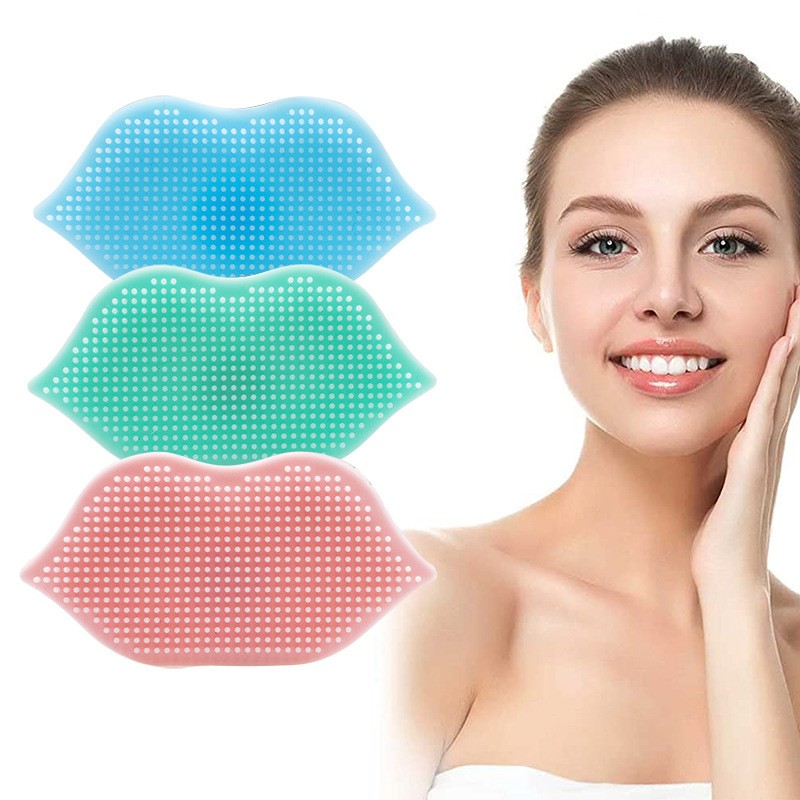 Face Wash Brush Supplier - Small Size Creative Lip with Suction Cup Makeup Remover