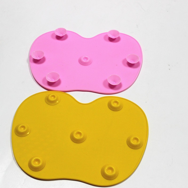 Scrub Pad Factory - Silicone Apple Makeup Brush Cleaning Suction Cup Pad