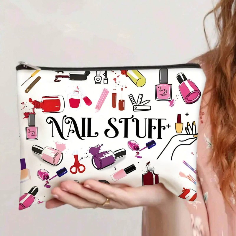 Cosmetic Bag Supplier - Cross-border Hot-selling Printed Letter Large Capacity