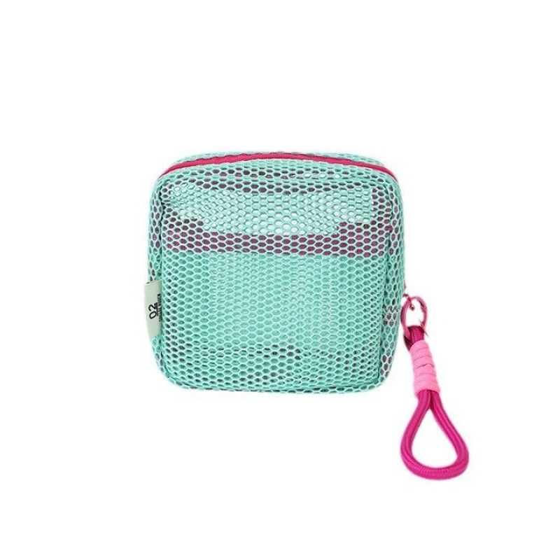 Lipstick Bag Manufacturer - Mesh Women's Tofu Bag Mini Coin Purse Large Capacity