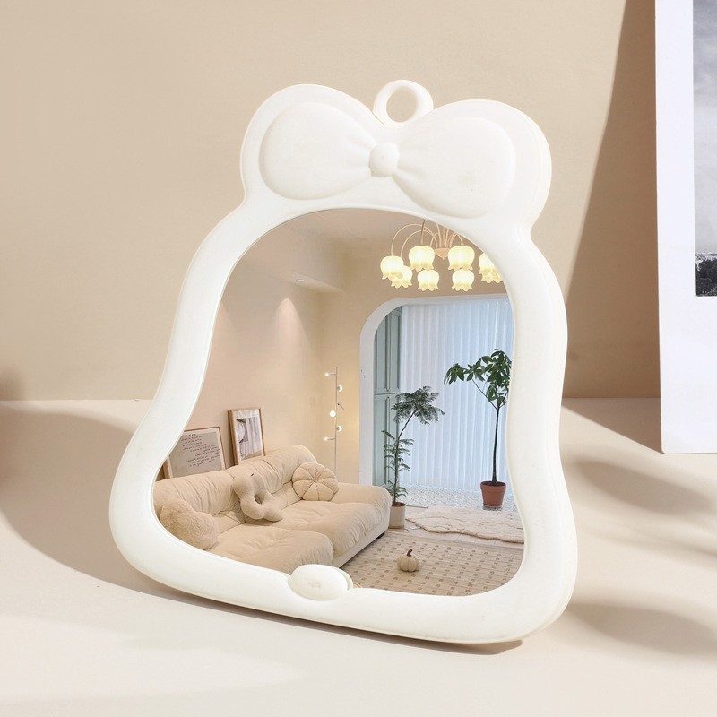 Makeup Mirror Factory - Pumpkin HD Desktop Single-sided Bow Girls Mirror