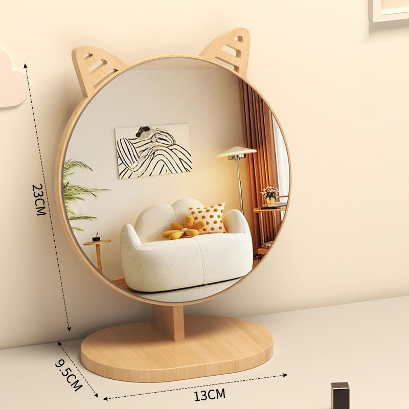 Dressing Mirror Manufacturer - Home Desktop Wooden High-end Foldable Large