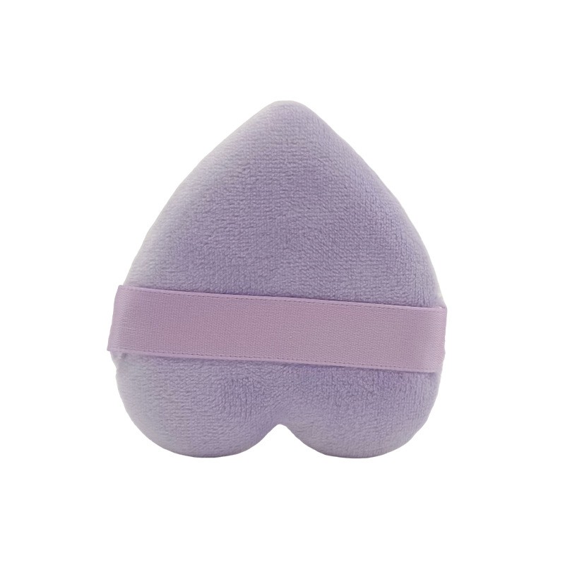 Powder Puff Factory - Cheap Custom Logo Soft Tick Heart Private Label Cotton