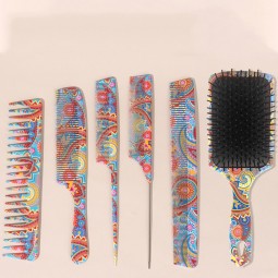 Styling Comb Supplier - New Style Printed Airbag Wide Tooth Pointed Tail