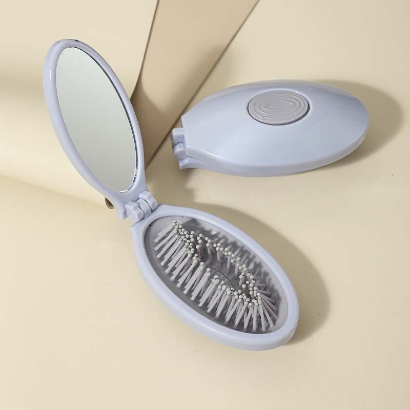 Air Cushion Comb Supplier - Portable Foldable Dual-purpose Mirror Scalp Massage