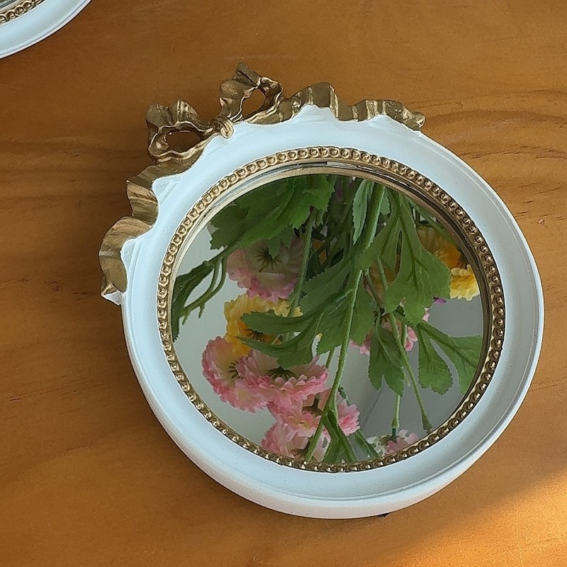 Makeup Mirror Factory - Wholesale Best Price Retro Bow Portable Jewelry Style