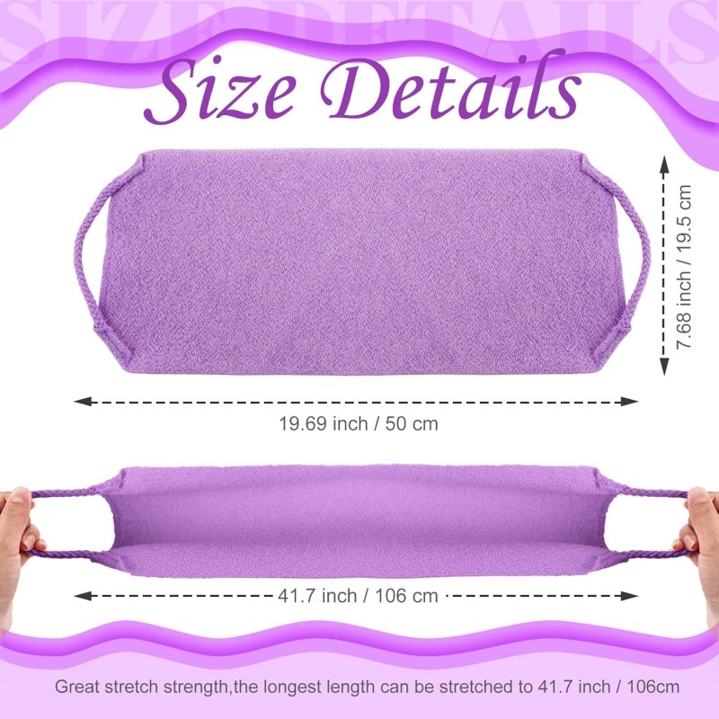 Back Scrubber Manufacturer - Exfoliating with Handles Nylon Extended Length