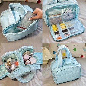 Storage Bag Manufacturer - Wholesale New Portable Multi-layer Partition Shoulder Bag
