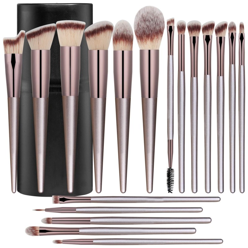 Makeup Brush Set Factory - Wholesale 18 Pcs/set Luxury Professional Custom