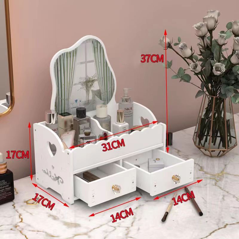 Makeup Mirror Supplier - 2024 Hot Selling Desktop Portable Cloud Beauty Mirror