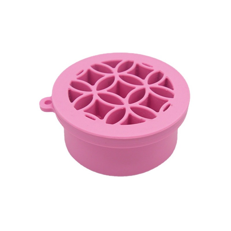 Scrub Cup Supplier - 2025 Silicone Custom Logo Beauty Cleaning Drying Rack