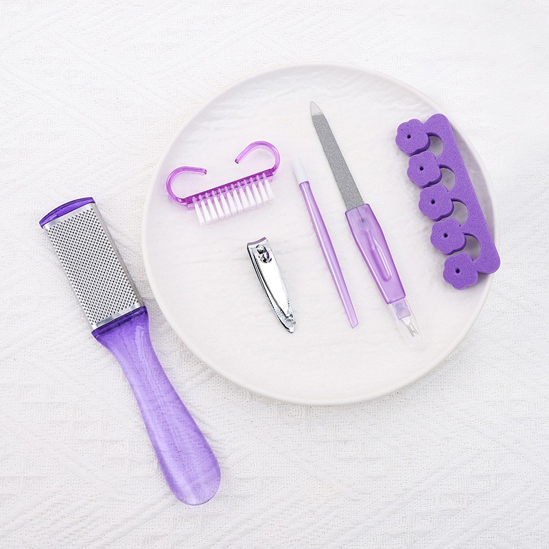 Manicure Set Manufacturer - Custom 6pcs Stainless Steel Nail Clipper Kit