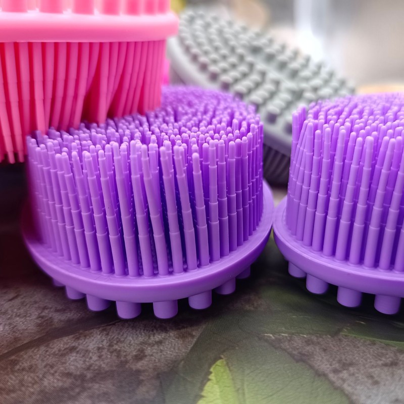 Bath Brush Manufacturer - Creative Silicone Bubble Double-Sided Massage Skin Clean